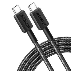 کابل شارژ دوسر تایپ سی240 وات 1.8 متری انکر مدل Anker A81D6