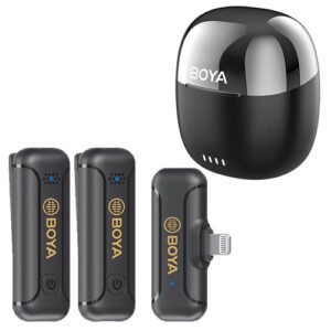 میکروفون بی سیم دو مخاطبه لایتنینگ بویا مدل Boya Wm3t-D2