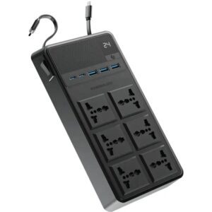 رابط برق پاورولوژی 6 خانه تایمردار مدل Powerology pwcuqc030
