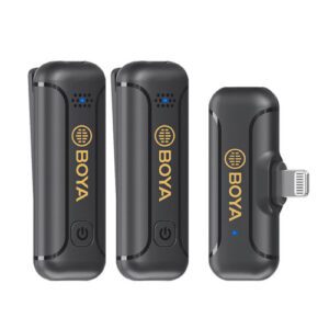 میکروفون بی سیم دو مخاطبه لایتنینگ بویا مدل Boya Wm3T2 D2