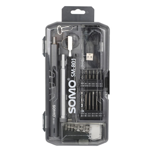 پیچ گشتی شارژی 24 تایی سومو مدل Somo SM-801