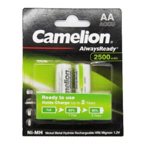 باتری قلمی شارژی کملیون 2500 میلی آمپر مدل Camelion AlwaysReady