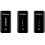 میکروفون یقه ای بی سیم دو مخاطبه بویا مدل Boya By-XM6-s2