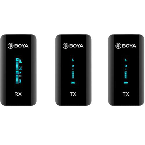 میکروفون یقه ای بی سیم دو مخاطبه بویا مدل Boya By-XM6-s2