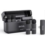 میکروفون یقه ای بی سیم بویا 4 مخاطب لایتنینگ مدل Boya BY-V4D