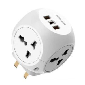 رابط برق USB دار 3250 واتی گرین مدل Green Lion GNMPTLAD4W