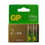 باتری قلمی AA اولترا آلکالاین جی پی 2 تایی مدل GP Ultra Alkaline