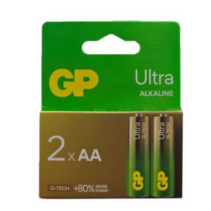 باتری قلمی AA اولترا آلکالاین جی پی 2 تایی مدل GP Ultra Alkaline