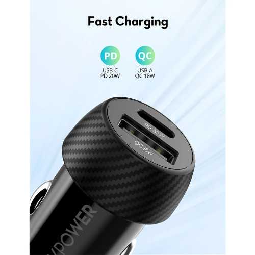 شارژر فندکی 20 وات راوپاور مدل Ravpower RP-VC1016 (تصویر چهارم)