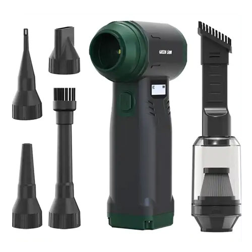 جت فن و جارو شارژی 400 واتی گرین مدل Green Lion GNAIRMBLW90BK (تصویر دوم)