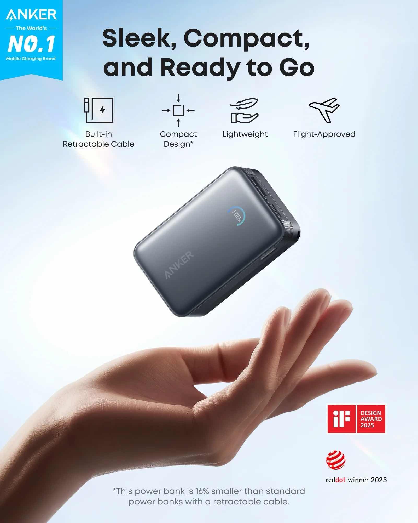 پاوربانک انکر 10 هزار 45 واتی مدل Anker A1638 (تصویر پنجم)