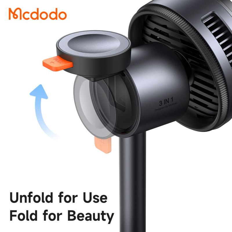 هولدر رومیزی و شارژر وایرلس مگنتی 25 وات 3 کاره مک دودو مدل Mcdodo Qi2.2 MagQ Ultra 6170 (تصویر دوم)