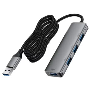 هاب 4 پورت USB 3.0 ایس فست با کابل 1 متری مدل Acefast J17
