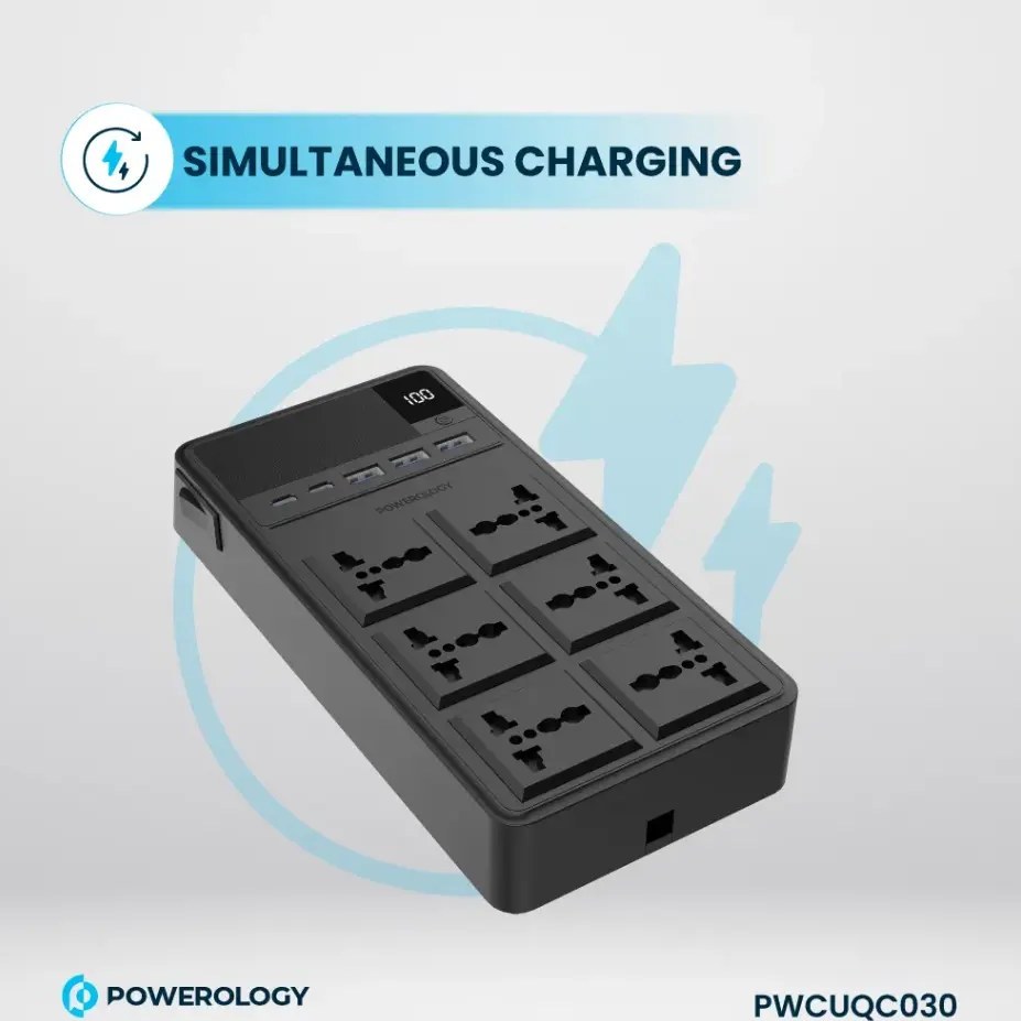 رابط برق پاورولوژی 6 خانه تایمردار مدل Powerology pwcuqc030 (تصویر هفتم)