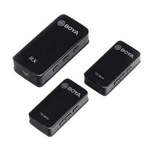 میکرفون دو مخاطبه بی سیم یقه ای بویا مدل Boya BY-XM6-S2 Mini
