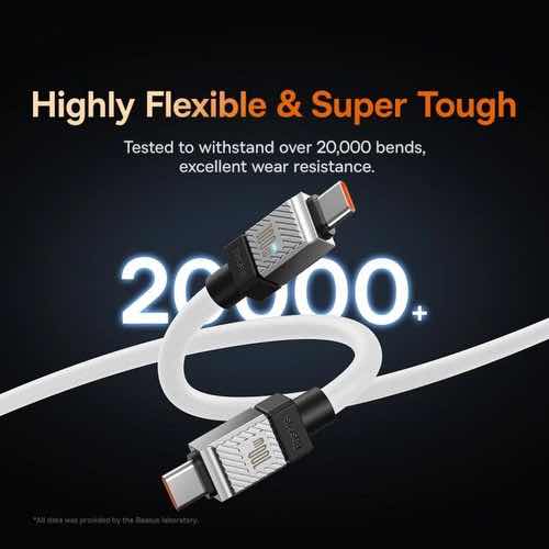 کابل شارژ دوسر تایپ سی بیسوس کول پلی 100 واتی 1 متری مدل Baseus CoolPlay Series Cb000046 (تصویر دوم)