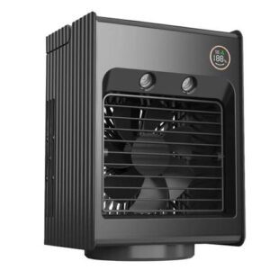پنکه شارژی رومیزی پرودو دارای مه پاش مدل Porodo Air And Mist PDLSMFANBK