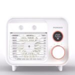 پنکه شارژی رومیزی پرودو دارای مه پاش مدل Porodo Mini Mist Fan PDF853WH