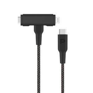 کابل شارژ دوکاره 60 واتی پاورولوژی مدل Powerology Pcab007