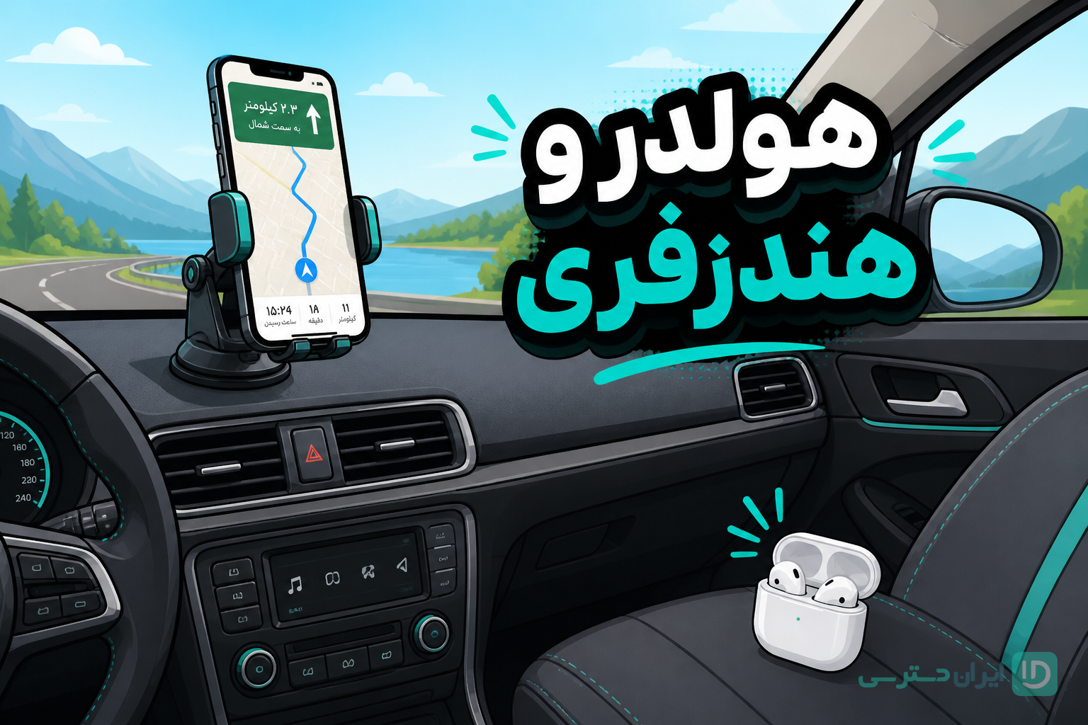 هولدر و هندزفری در لوازم جانبی موبایل