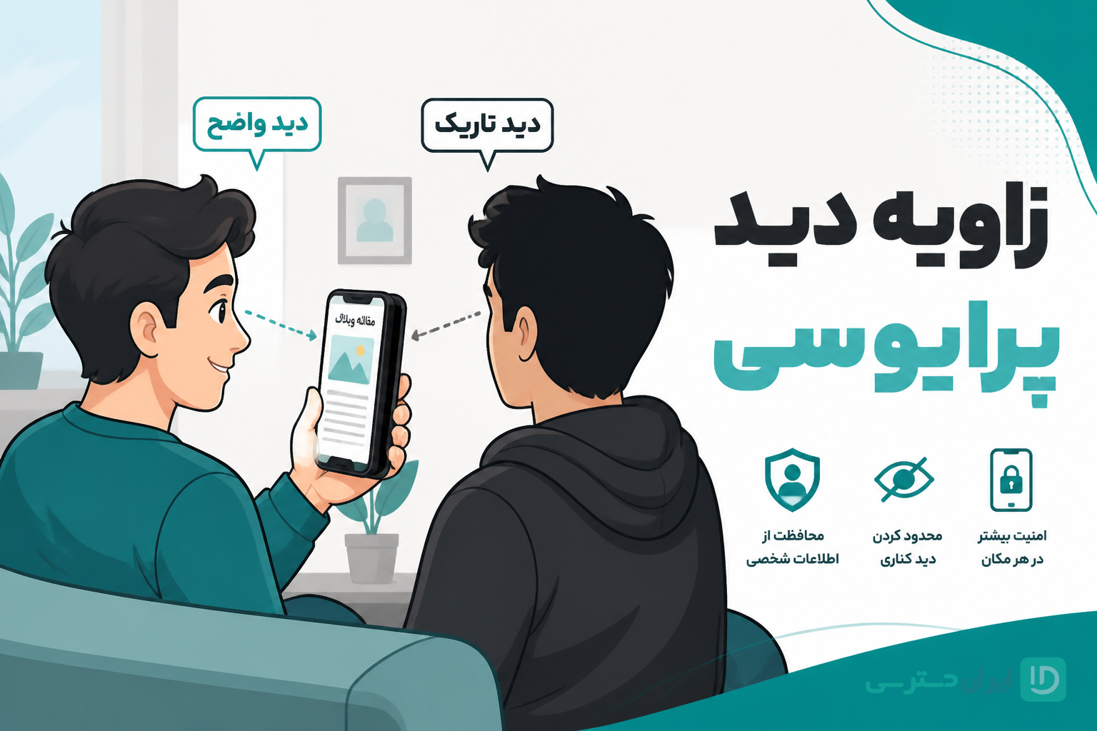 زاویه دید گلس پرایوسی چیست و چطور محدود می‌شود