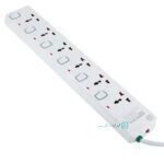 چندراهی برق و محافظ 6 خانه ولتاژ دایو مدل Daiyo DE1260
