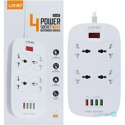 چندراهی برق الدینیو 45 واتی مدل Ldnio SC4407C (تصویر ششم)