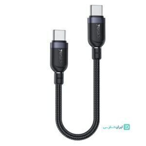 کابل دوسر تایپ سی 30 سانتیمتری 60 واتی یسیدو مدل Yesido CA188