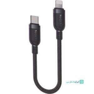 کابل شارژ یسیدو تایپ سی به لایتنینگ 0.3 متر 27 واتی مدل Yesido CA187