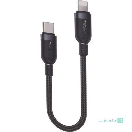 کابل شارژ یسیدو تایپ سی به لایتنینگ 0.3 متر 27 واتی مدل Yesido CA187