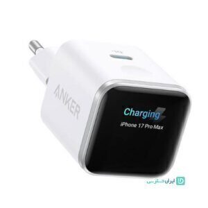 شارژر دیواری 45 واتی انکر با هوش مصنوعی پک گلوبال مدل Anker A121DG21