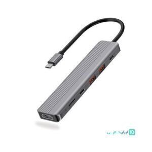 هاب تایپ سی 6 کاره 100 واتی پاورولوژی مدل Powerology P61hbcgy