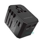 شارژر دیواری 45 واتی و مبدل برق یونیورسال پاورولوژی مدل Powerology P45PDUTVBK