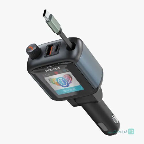 شارژر فندکی و FM پلیر بلوتوثی پرودو مدل Porodo PDCCR36BK (تصویر دوم)